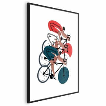 Artgeist Plakat - Olimpijske igre - kolesarska dirka