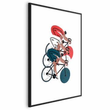 Artgeist Plakat - Olimpijske igre - kolesarska dirka