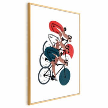 Artgeist Plakat - Olimpijske igre - kolesarska dirka