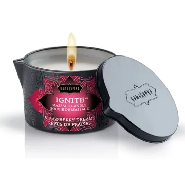 Kama Sutra Masažna sveča - Kama Sutra Ignite Strawberry Dreams 170g