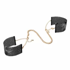 Bijoux Indiscrets Lisice - Bijoux Indiscrets Desir Metallique Cuffs Black