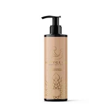 shumee Masažno olje - BodyGliss Silky Soft Oil Jagoda in šampanjec 150 ml