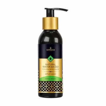 Sensuva Lubrikant - Sensuva Natural na vodni osnovi z okusom jabolčnih bonbonov 125 ml