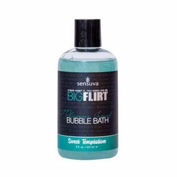 Sensuva Sensuva Big Flirt feromonska peneča kopel Sweet Temptation 237 ml