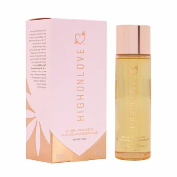 High on Love Masažno olje - HighOnLove masažno olje Tropski sončni zahod 120 ml