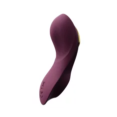 ZALO Zalo - Aya nosljiv vibrator z daljinskim upravljalnikom vijolične barve