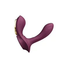 ZALO Zalo - Aya nosljiv vibrator z daljinskim upravljalnikom vijolične barve