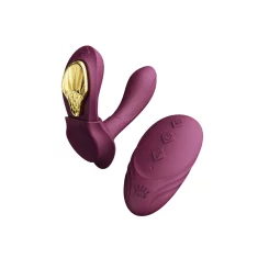 ZALO Zalo - Aya nosljiv vibrator z daljinskim upravljalnikom vijolične barve