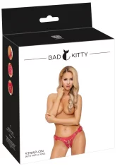 Bad Kitty Bad Kitty - Seksi jermenček z naramnicami, rdeč, SL