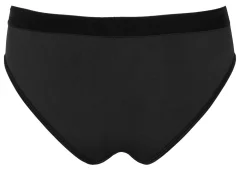 Bad Kitty Bad Kitty - gladek črn strap-on z dildo obročkom M