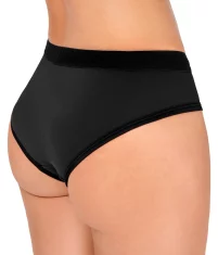 Bad Kitty Bad Kitty - gladek črn strap-on z dildo obročkom M