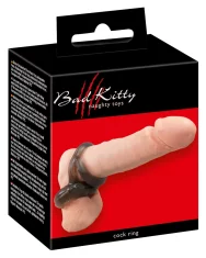 Bad Kitty Bad Kitty - trojni črni obroč za penis