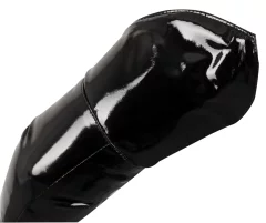 Black Level Black Level - Črne dolge vinilne rokavice srednje velikosti
