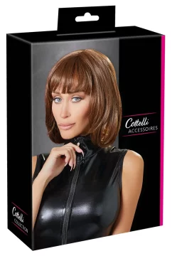 Cottelli ACCESSOIRES Cottelli DODATKI - Nastavljiva rjava lasulja do ramen