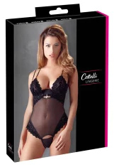 shumee Cottelli PERILO - Seksi mrežasti bodi s kristali 75B/S