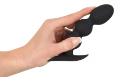 Black Velvets Analne kroglice s stojalom 145g - črni žamet