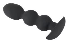 Black Velvets Analne kroglice s stojalom 145g - črni žamet