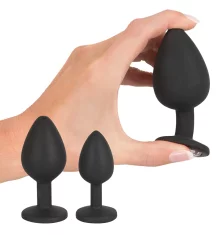 Black Velvets Črni žamet - 4-delni komplet za analno prhanje