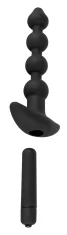 Black Velvets Črni žametni 4-delni analni komplet za igro