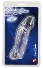 Crystal Crystal - fleksibilen rokav za penis, prozoren 19,2 cm