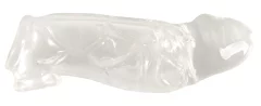 Crystal Crystal - fleksibilen rokav za penis, prozoren 19,2 cm