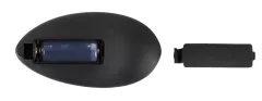 Black Velvets Black Velvets - vrtljiv analni čep z daljinskim upravljalnikom 14 cm črne barve