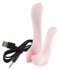 shumee Couples Choice - roza vibrator za stimulacijo parov