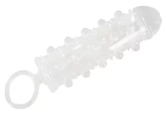 Crystal Crystal - rokav za penis z nastavki in obročkom