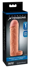 Fantasy X-tensions Fantasy X-Tensions - Ovratnik za penis 33 % večji penis + 2,5 cm kože