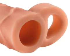Fantasy X-tensions Fantasy X-Tensions - Ovratnik za penis 33% večji penis +5,1 cm barve kože 19 cm