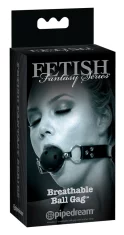 Fetish Fantasy Fetiš - Črna kroglasta usta z odprtinami za dihanje