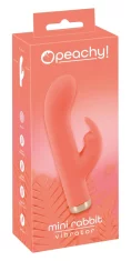 shumee Peachy - Mini vibrator Bunny za stimulacijo klitorisa in G-točke - oranžen