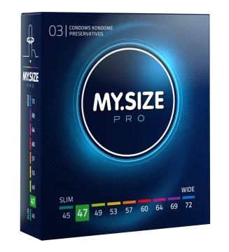 shumee MY.SIZE PRO - Kondomi 47 mm 3 kosi