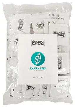 shumee Secura Extra Feel - ekstra tanki kondomi, vrečka 100 kosov