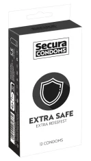 shumee Secura Extra Safe - Zelo debeli kondomi, 12 kosov, škatla