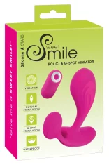 shumee Sweet Smile - vibrator za G-točko in klitoris z daljinskim upravljalnikom