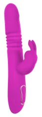 shumee Sweet Smile - vibrator zajček z vrtečimi se kroglicami