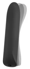 shumee Sweet Smile - Mini vibrator črne barve iz silikona 12 cm