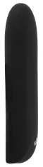 shumee Sweet Smile - Mini vibrator črne barve iz silikona 12 cm