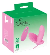 shumee Sweet Smile - Mini vibrator s stimulacijo klitorisa roza 8 cm