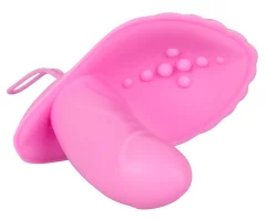 shumee Sweet Smile - Mini vibrator s stimulacijo klitorisa roza 8 cm