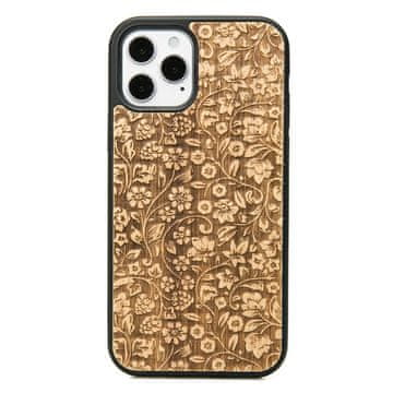 bewood Lesen ovitek za iPhone 12 / 12 Pro z divjimi rožami in motivom anjegre