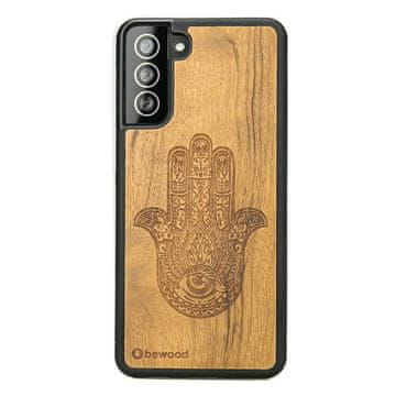bewood Lesen ovitek za Samsung Galaxy S21 Plus hamsa imbuia