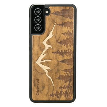 bewood Lesen ovitek za Samsung Galaxy S21 Plus Imbuia Mountains