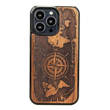bewood Lesen ovitek za iPhone 13 Pro, merbau z vzorcem vetrov