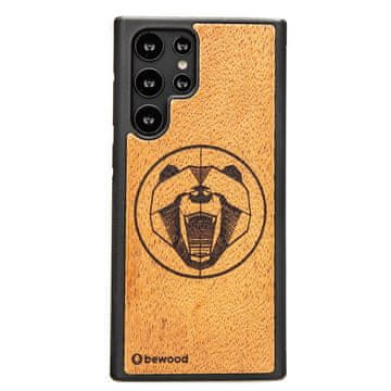 bewood Lesen ovitek za Samsung Galaxy S22 Ultra Merbau Medvedek