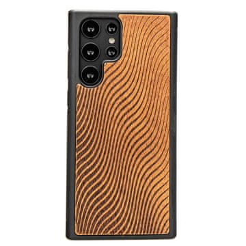 bewood Lesen ovitek za Samsung Galaxy S22 Ultra, valovi Merbau