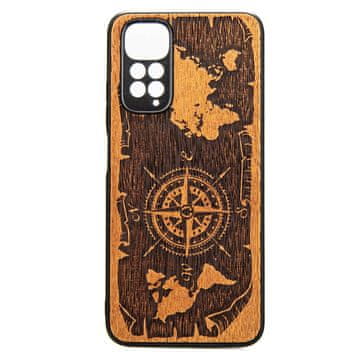 bewood Lesen ovitek za Xiaomi Redmi Note 11 / 11S z merbau barvo in roza vetrov