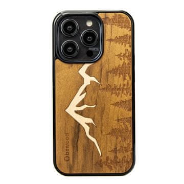 bewood Lesen ovitek Bewood za iPhone 15 Pro MOUNTAINS IMBUIA