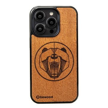 bewood Lesen ovitek Bewood za iPhone 15 Pro z vzorcem medvedka MERBAU
